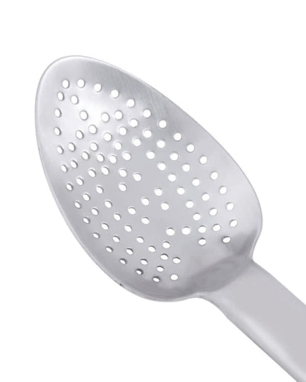 Thìa Dội Hạng Nặng Có Lỗ Vollrath 64407 Thép Không Gỉ Hoàn Thiện Mờ 39.4 cm