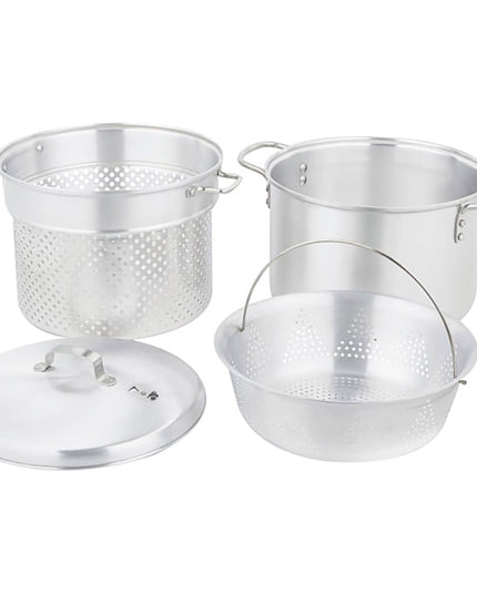 Bộ Nồi Luộc Mì Ống/Hấp Rau Vollrath 68126 7.6 lít 4 Món - Nhôm