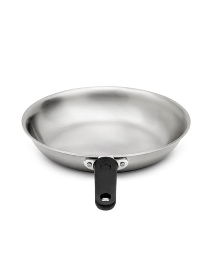 Chảo Rán Thép Không Gỉ Vollrath 692107 Tribute® 17.8 cm Tay Silicone Rỗng - Dùng Cho Bếp Từ