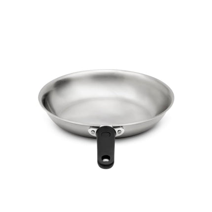 Chảo Rán Thép Không Gỉ Vollrath 692107 Tribute® 17.8 cm Tay Silicone Rỗng - Dùng Cho Bếp Từ