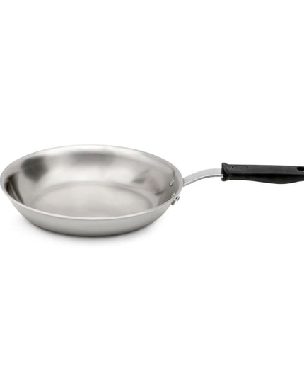 Chảo Rán Thép Không Gỉ Vollrath 692107 Tribute® 17.8 cm Tay Silicone Rỗng - Dùng Cho Bếp Từ