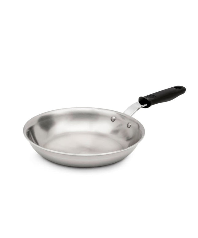Chảo Rán Vollrath 692108 Tribute® 20.3 cm Thép Không Gỉ Tay Cầm Silicone Rỗng - Dùng Cho Bếp Từ