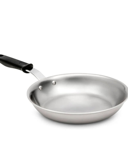 Chảo Rán Vollrath 692108 Tribute® 20.3 cm Thép Không Gỉ Tay Cầm Silicone Rỗng - Dùng Cho Bếp Từ