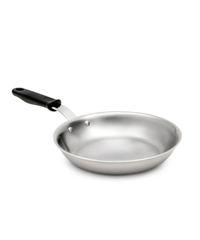 Chảo Rán Vollrath 692108 Tribute® 20.3 cm Thép Không Gỉ Tay Cầm Silicone Rỗng - Dùng Cho Bếp Từ