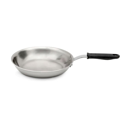 Chảo Rán Thép Không Gỉ Vollrath 692110 Tribute® 25.4 cm Tay Cầm Silicone Rỗng - Dùng Cho Bếp Từ