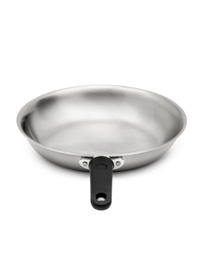 Chảo Rán Vollrath 692114 Tribute Thép Không Gỉ 35.6 cm Tay Cầm Silicone Cảm Ứng Từ