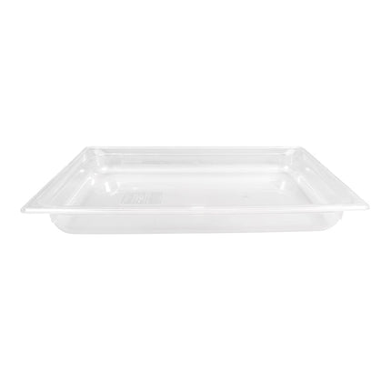 Khay Đựng Thực Phẩm Vollrath 8002410 Kích Thước Đầy Đủ Sâu 6.35 cm Chịu Nhiệt Thấp Nhựa Trong