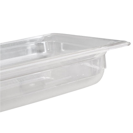 Khay Đựng Thực Phẩm Vollrath 8002410 Kích Thước Đầy Đủ Sâu 6.35 cm Chịu Nhiệt Thấp Nhựa Trong