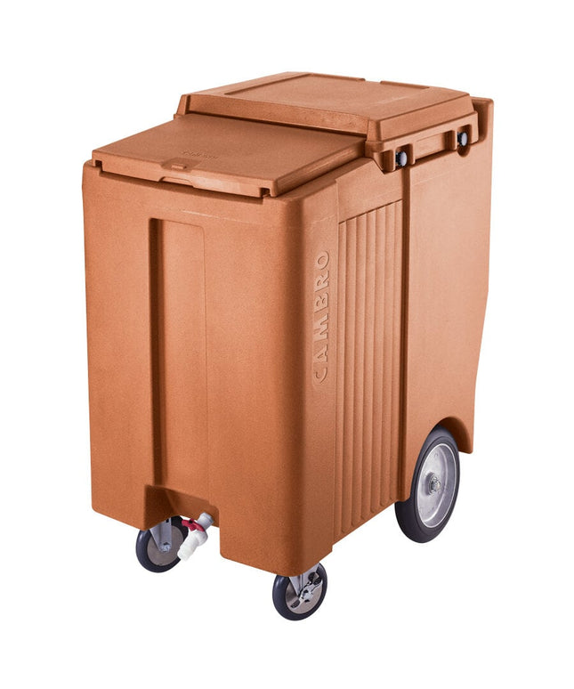 Thùng đá di động Cambro ICS200TB157 SlidingLid màu be cà phê - Sức chứa 91 kg mẫu cao
