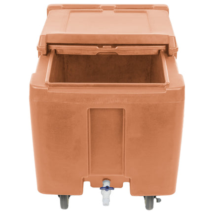 Thùng đá di động Cambro ICS125LB157 SlidingLid màu be sức chứa 57 kg
