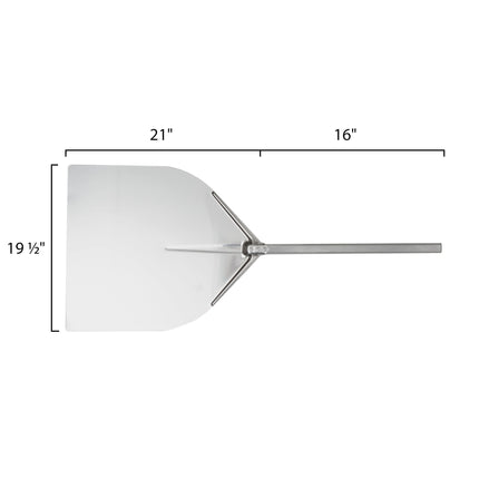 Xẻng xúc pizza nhôm cao cấp American Metalcraft ITP1913 50 x 53 cm cán 41 cm