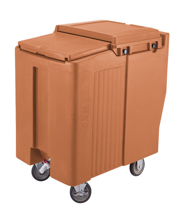 Thùng đá di động Cambro ICS125T157 SlidingLid™ màu be - sức chứa 56,7 kg mẫu cao