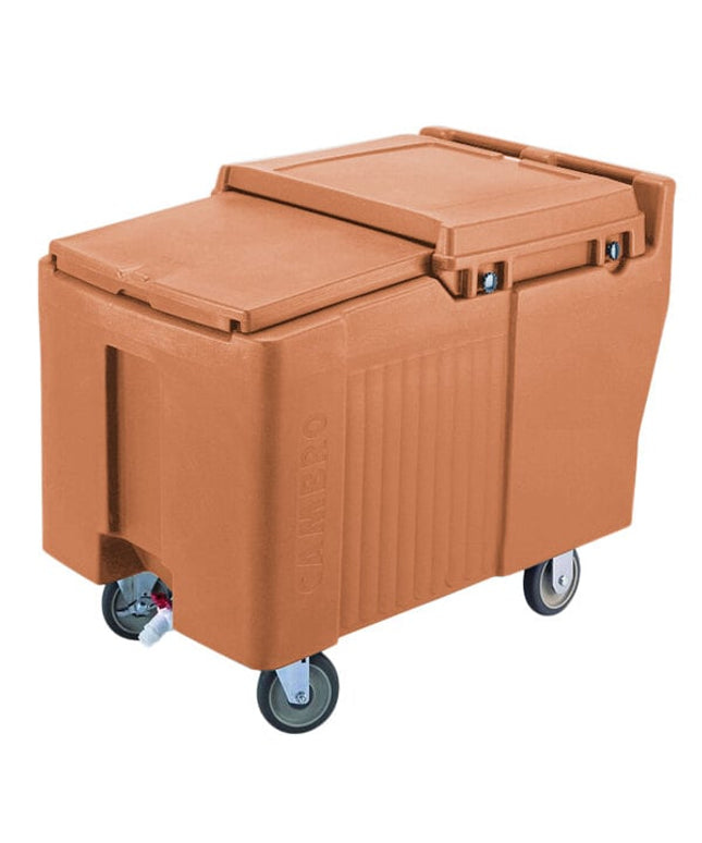 Thùng đá di động màu be cà phê Cambro ICS175L157 SlidingLid™ - Sức chứa 79 kg