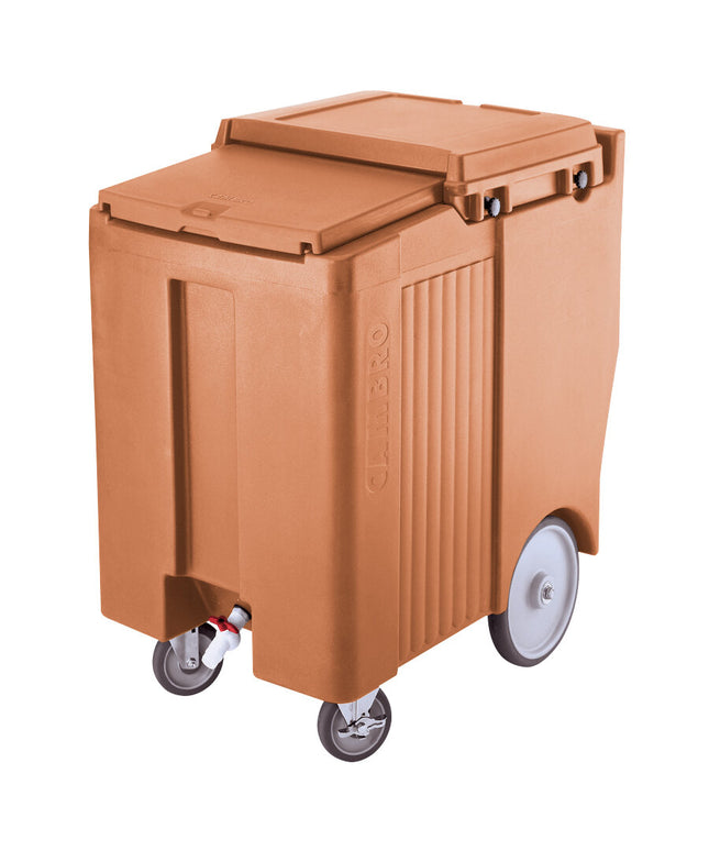 Thùng đá di động nắp trượt màu be Cambro ICS175TB157 SlidingLid 79 kg - dáng cao