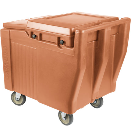 Thùng đá di động Cambro ICS125L157 SlidingLid màu be cà phê - Sức chứa 57 kg