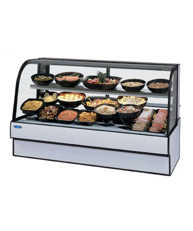 Tủ trưng bày thịt nguội làm lạnh kính cong Federal Industries CGR5048CD 127 cm