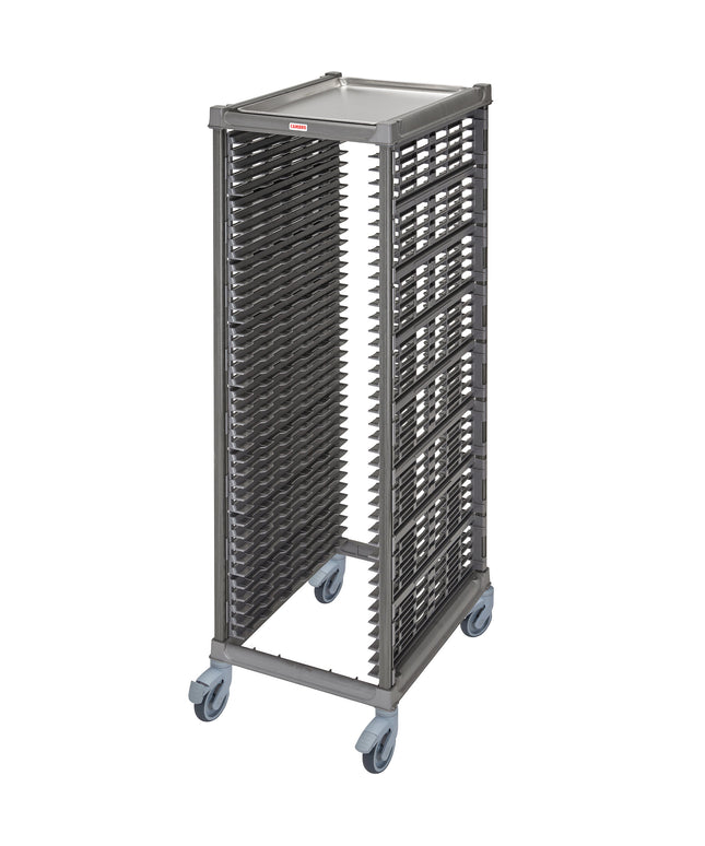 Xe giá đựng khay nướng nhựa Cambro UPR1826FPA40 Camshelving Ultimate 40 khay nạp đầu kèm bánh xe nhựa - Lắp sẵn