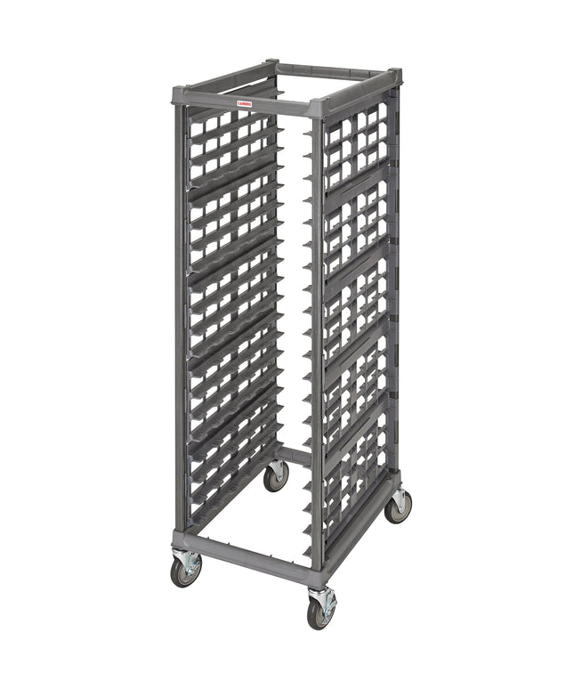 Giá để khay nướng Cambro Camshelving Ultimate nạp đầu 20 khay bánh xe kim loại - đã lắp ráp