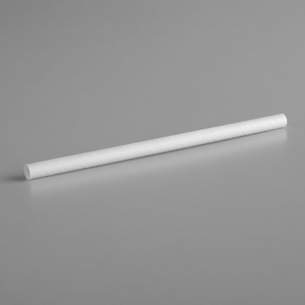 Ống hút giấy khổng lồ không bọc EcoChoice 20 cm màu trắng - Thùng 2.800 cái