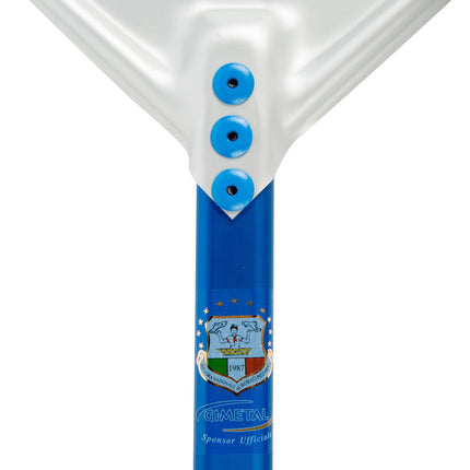 Xẻng pizza GI Metal Azzurra A-41RF/60 nhôm anod vuông đục lỗ 41 cm, cán 60 cm