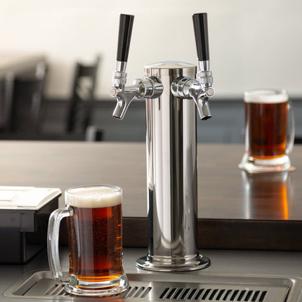 Trụ vòi bia đôi Avantco 178TOWERDBL - cột 8 cm