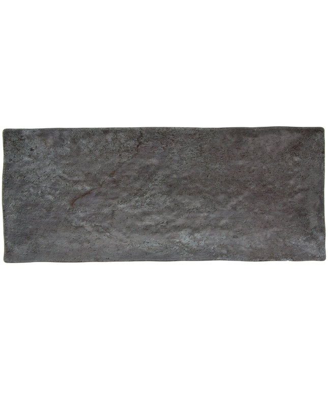 Đĩa chữ nhật melamine đá phiến GET SB-1560-MNS Moonstone 38,7 x 15,9 cm - Gói 6 cái
