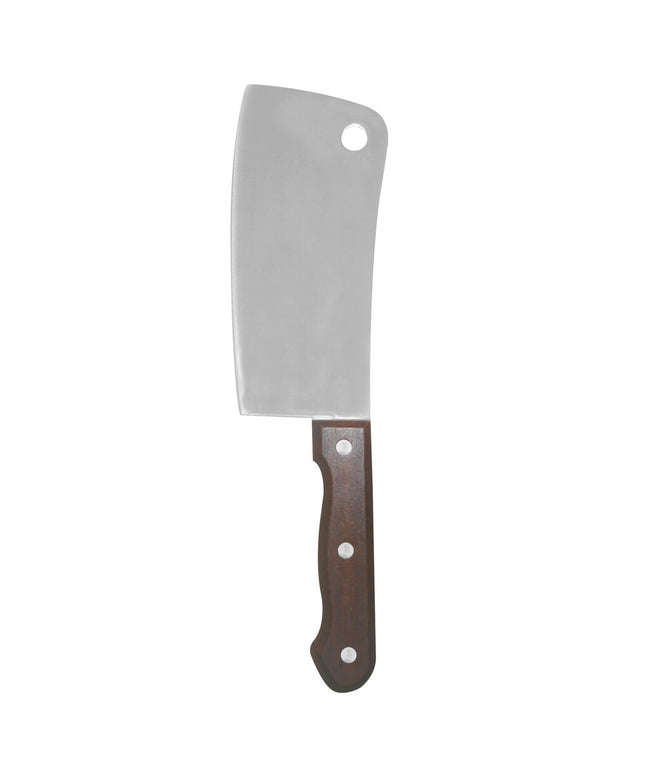 Dao chặt kiểu Á Thunder Group thép không gỉ cán gỗ tán đinh 15 cm