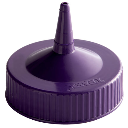 Nắp bình bóp Vollrath Traex® màu tím đầu đơn miệng rộng - 4913-54