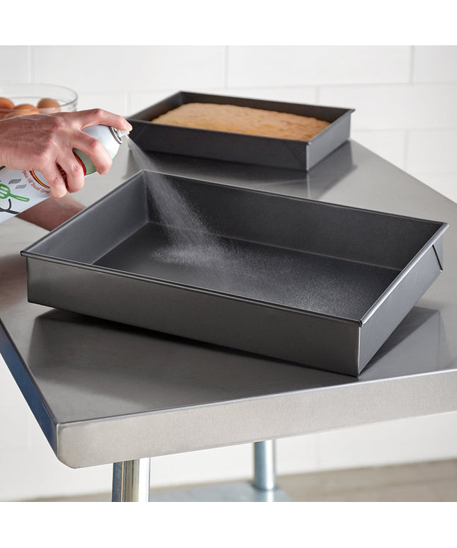 Khuôn bánh chữ nhật thép mạ nhôm chống dính Winco 46 x 30 x 7,6 cm