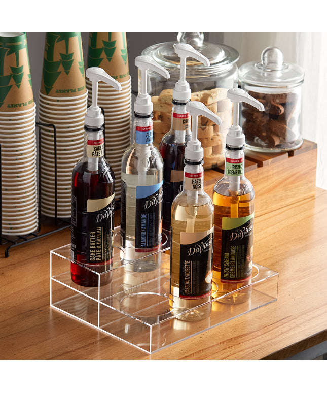 Giá sắp xếp chai siro 2 tầng Choice