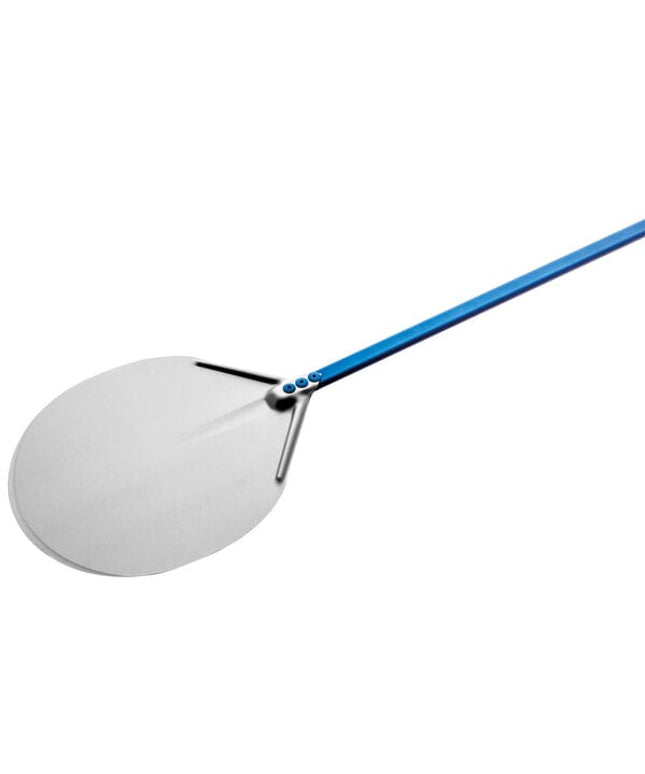 Xẻng pizza GI kim loại Azzurra 40,6 cm xẻng pizza tròn nhôm dương cực 59,7 cm tay cầm A-41/60