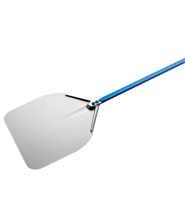 Xẻng pizza vuông nhôm anod hóa GI Metal Azzurra A-41R 40,6 cm cán 149,9 cm