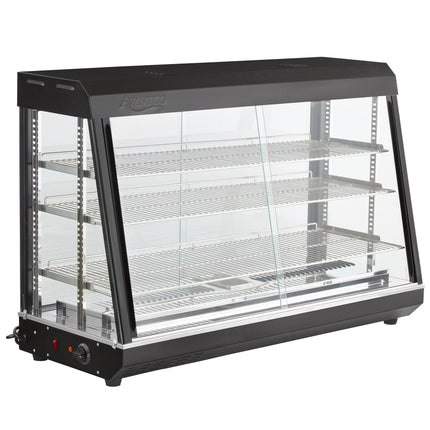 Tủ hâm trưng bày để bàn tự phục vụ / phục vụ đầy đủ 3 tầng Avantco HDC-48 122 cm với cửa lùa - 120V, 1580W