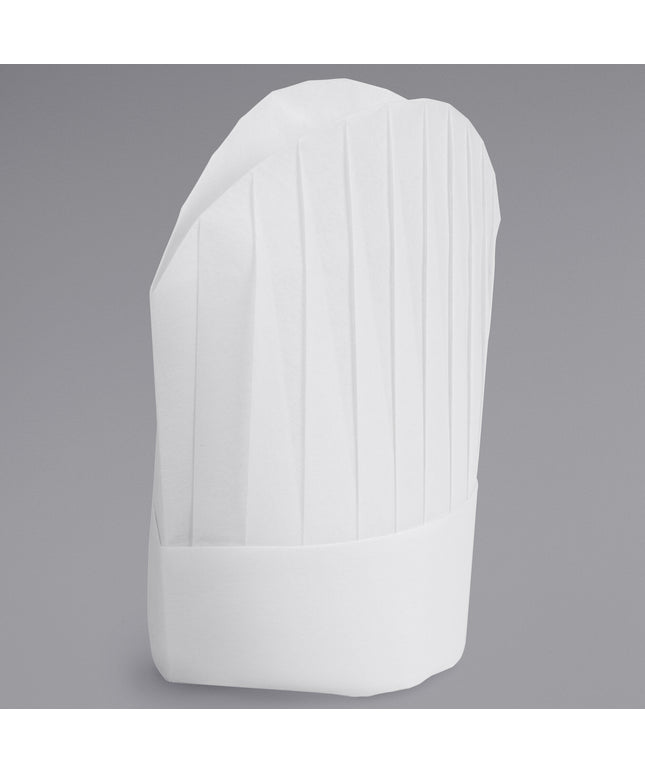 Mũ đầu bếp màu trắng Mercer Culinary 22,9 cm - Gói 10 cái