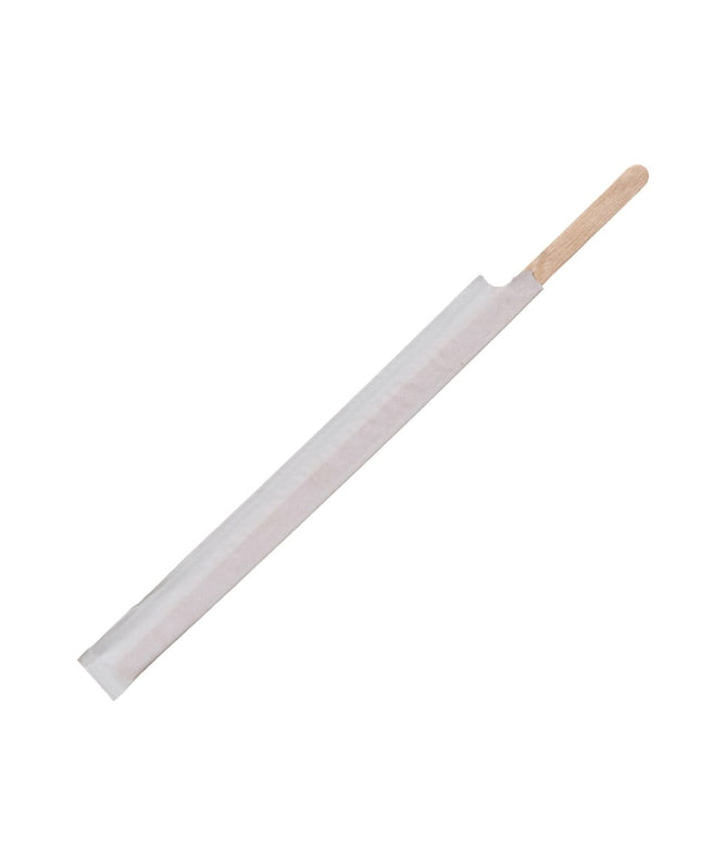 Que Khuấy Cà Phê Có Bọc Đầu Tròn Eco Products C10CPW Gỗ Bạch Dương 17.8 cm