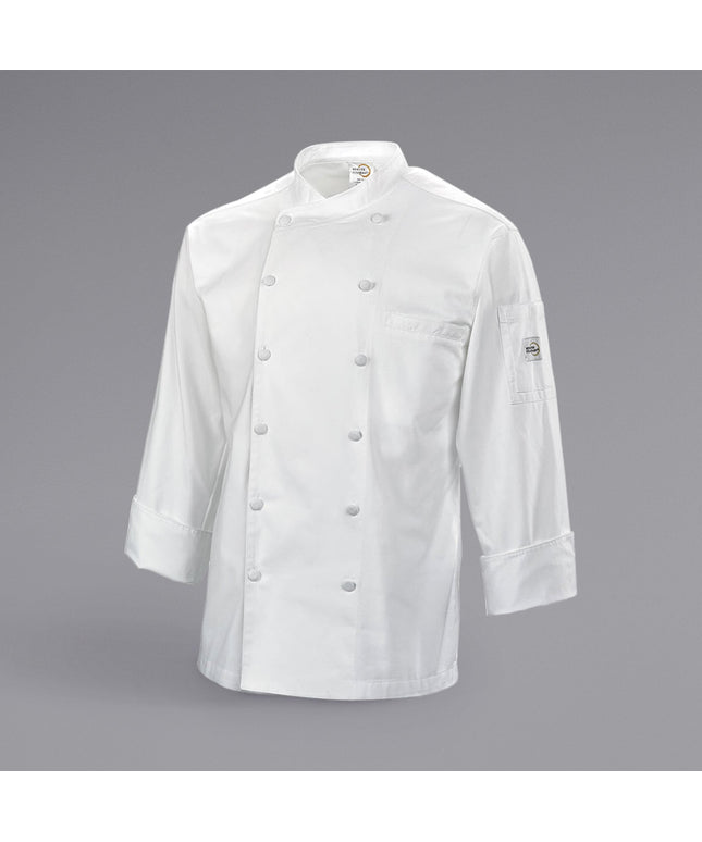 Áo bếp điều hành unisex Mercer Culinary Renaissance M62010WH trắng nhẹ - size 2XL