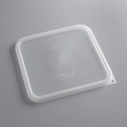 Nắp kín hộp đựng thực phẩm nhựa PP vuông trong mờ Cambro CamSquares® 11,4, 17 và 20,8 lít - Thùng 6 cái