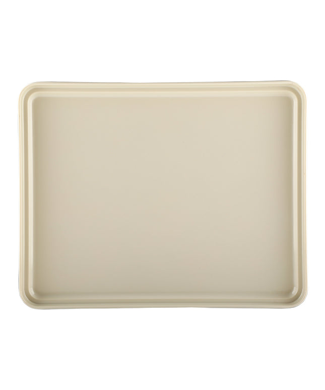 Nắp hộp bento nhựa melamine hai màu mun và cát Elite Global Solutions JWL11852T Karma 29 x 22 cm