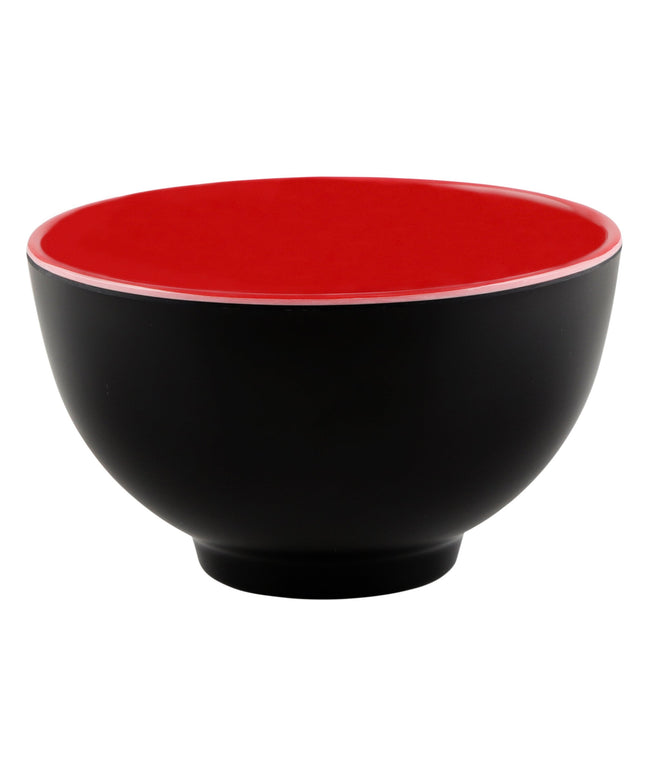 Tô melamine tròn hai tông đen đỏ Elite Global Solutions Karma JW452T 355 ml - Thùng 6 cái