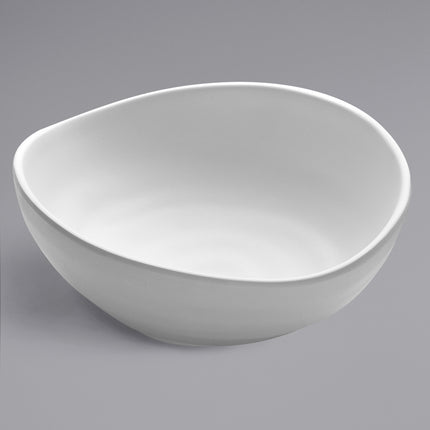Tô melamine bầu dục trắng Elite Global Solutions Zen JW1409 1,2 lít - Thùng 6 cái