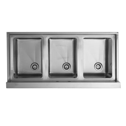 Bồn rửa quầy bar ba ngăn Steelton 96,5 x 47,6 cm