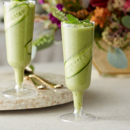Ly champagne nhựa PS 2 mảnh trong suốt Visions 177 ml - Thùng 120 cái