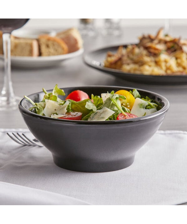 Tô sứ đen menudo / salad Tuxton BBB-2508 739 ml - Thùng 12 cái