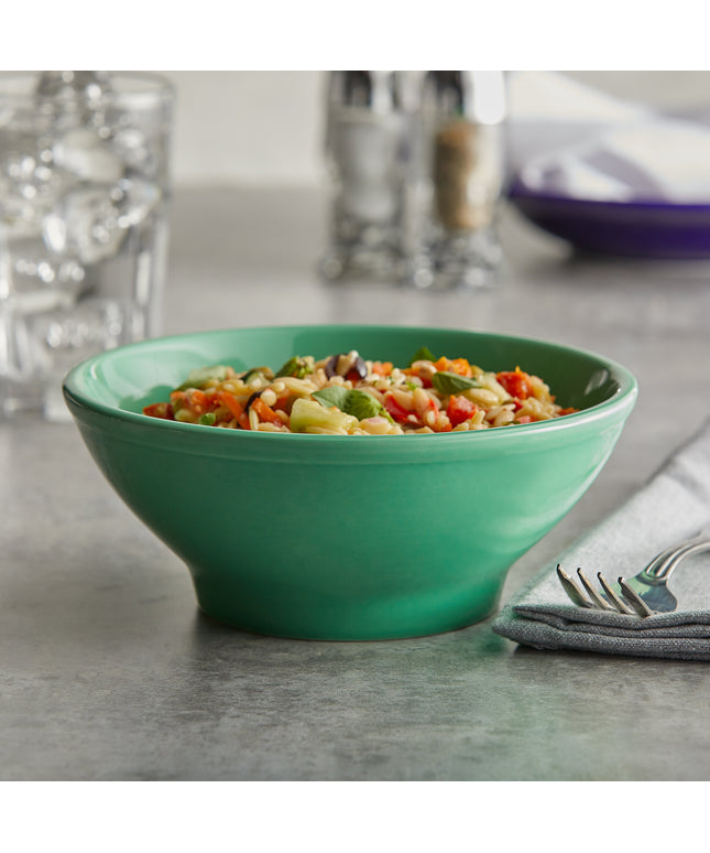 Tô sứ menudo / salad màu ngò Tuxton BTB-2508 25 oz (739 ml) - Thùng 12 cái