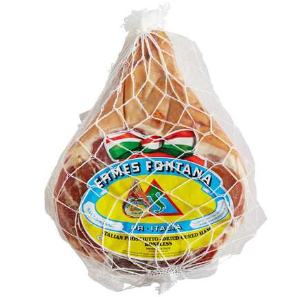 Thịt heo muối Prosciutto Crudo Ý rút xương ủ 13 tháng Fontana Ermes 5,9 kg