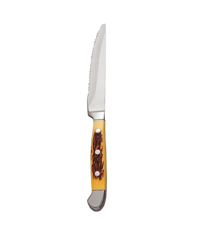 Dao Steak Libbey 201 2522 22.9 cm Full Tang Cán Pom Vàng