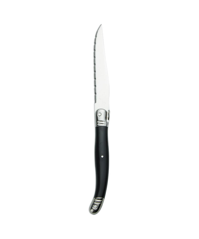 Dao Steak Libbey 201 2882 23.2cm Cán Nhựa Đen Đầu Nhọn EuroStyle