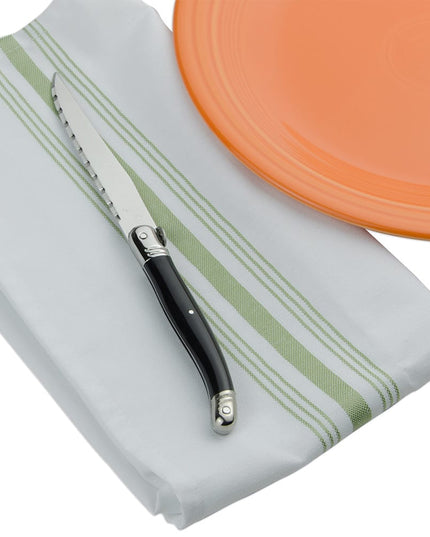Dao Steak Libbey 201 2882 23.2cm Cán Nhựa Đen Đầu Nhọn EuroStyle