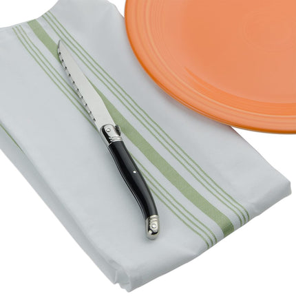 Dao Steak Libbey 201 2882 23.2cm Cán Nhựa Đen Đầu Nhọn EuroStyle