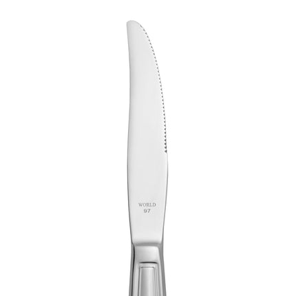 Dao Steak Libbey 578 5762 Lưỡi Rãnh Cán Đặc Thép Không Gỉ 18/0 Fairfield World